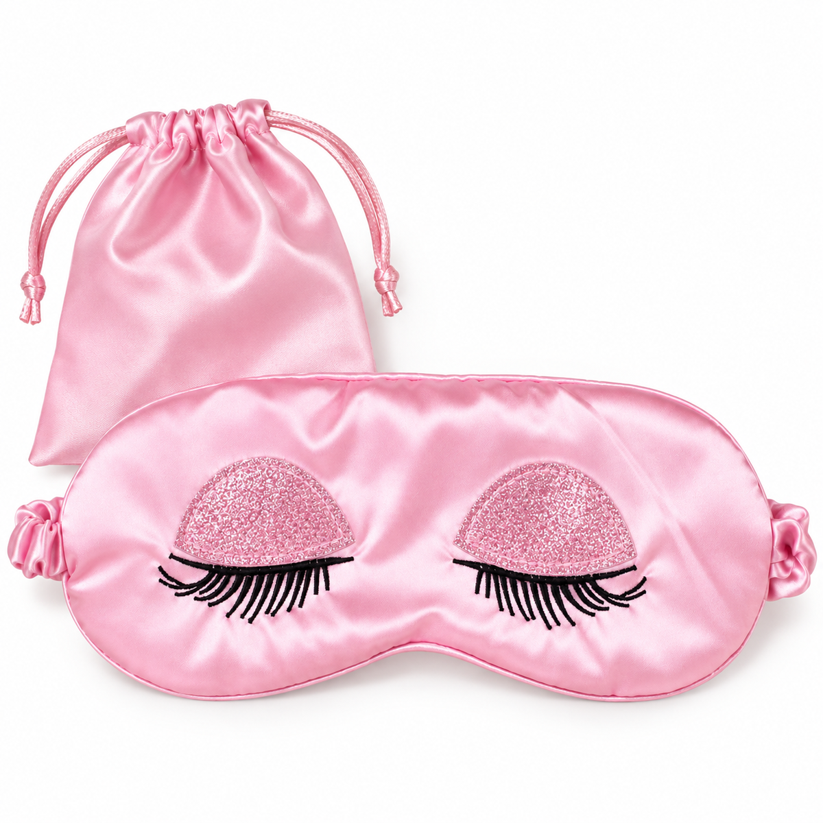 Pink Satin Beauty Sleep Mask