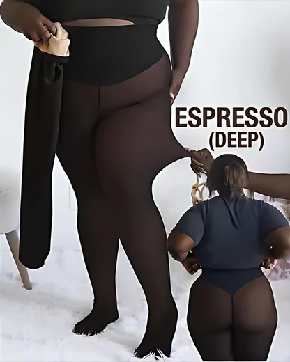 Translucent Fleece Lined Tights