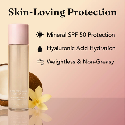 SPF 50 Sheer Setting Mist