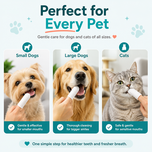 Pet Dental Finger Wipes