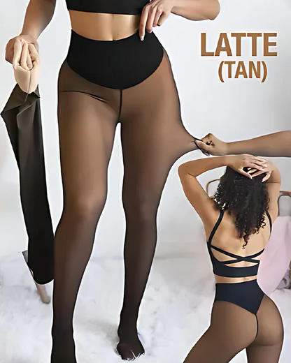 Translucent Fleece Lined Tights